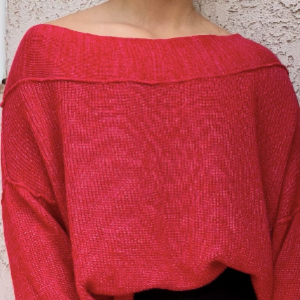 LIKE NEW Free People Off the Shoulder Sweater